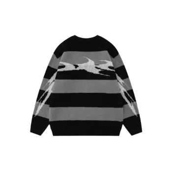 Trendy Contrast Color Sweater