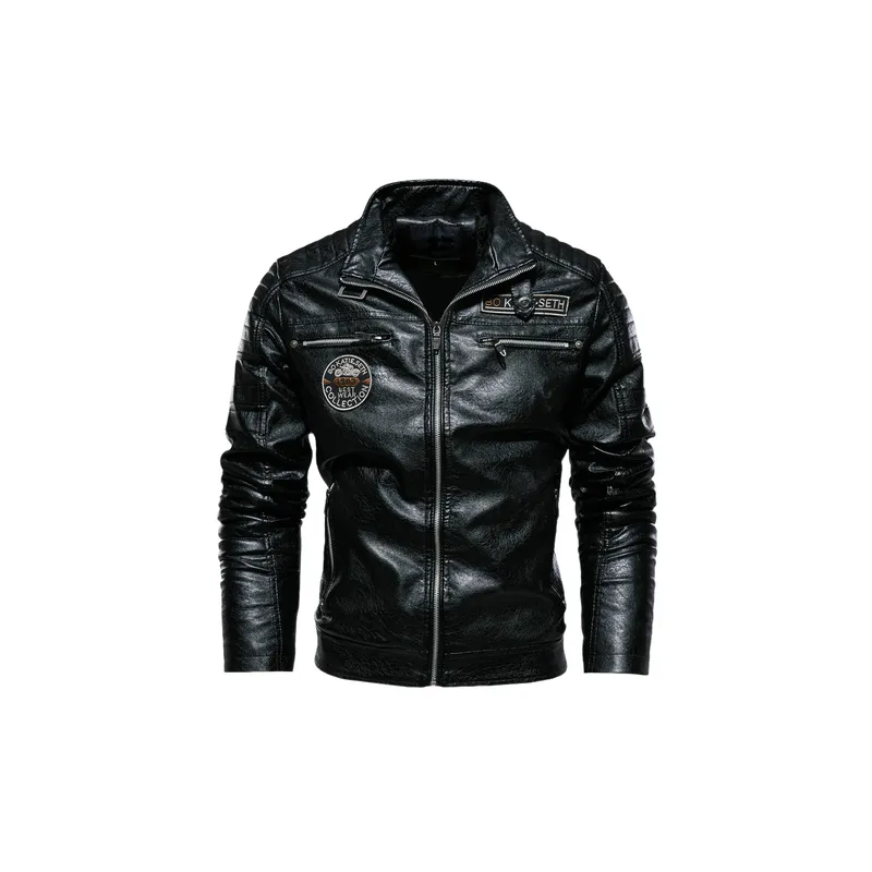 Funky Warming PU Leather Jacket-3