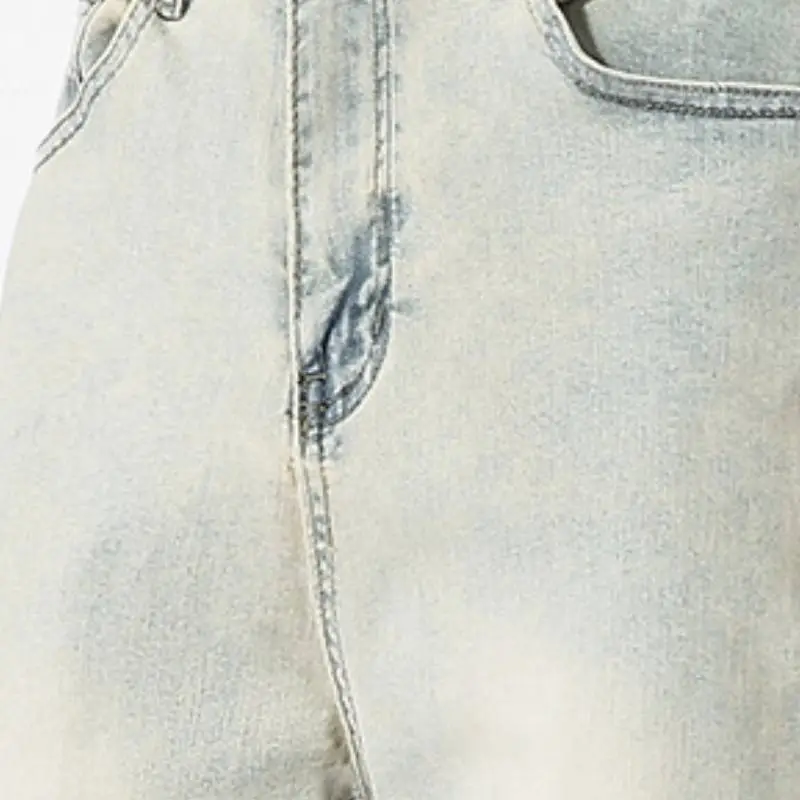 Fashionable Straight Leg Jeans-2