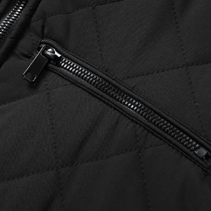 Casual Simple Warm Quilted Jacket-2