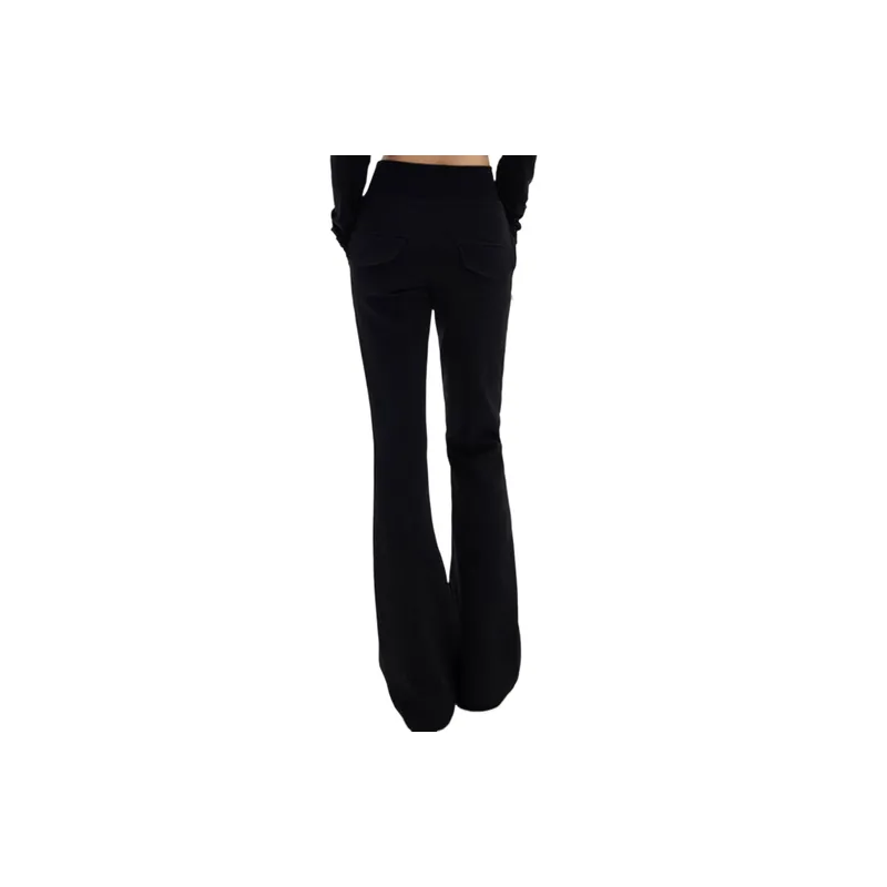 Simple Sporty Cotton Casual Pants Women-5