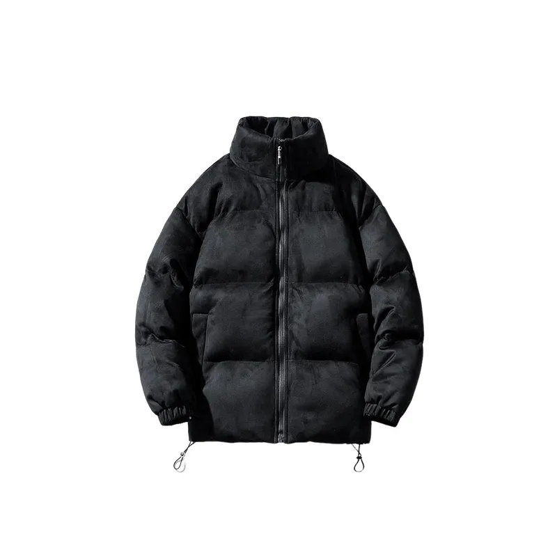 Fashionable Loose Polyester Quilted Jacket-4