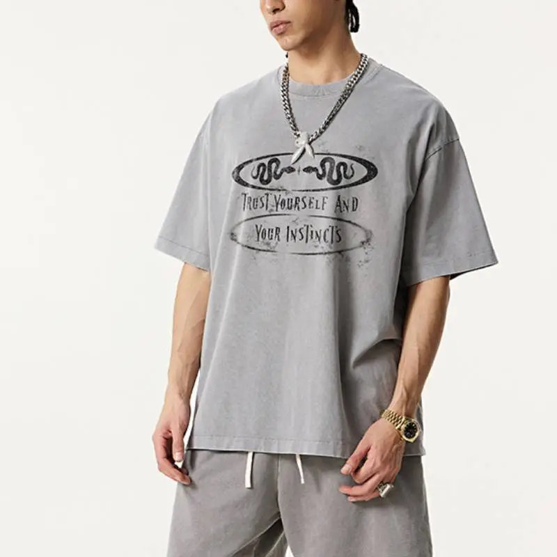 Fashionable Sporty 100% Cotton T Shirt-6