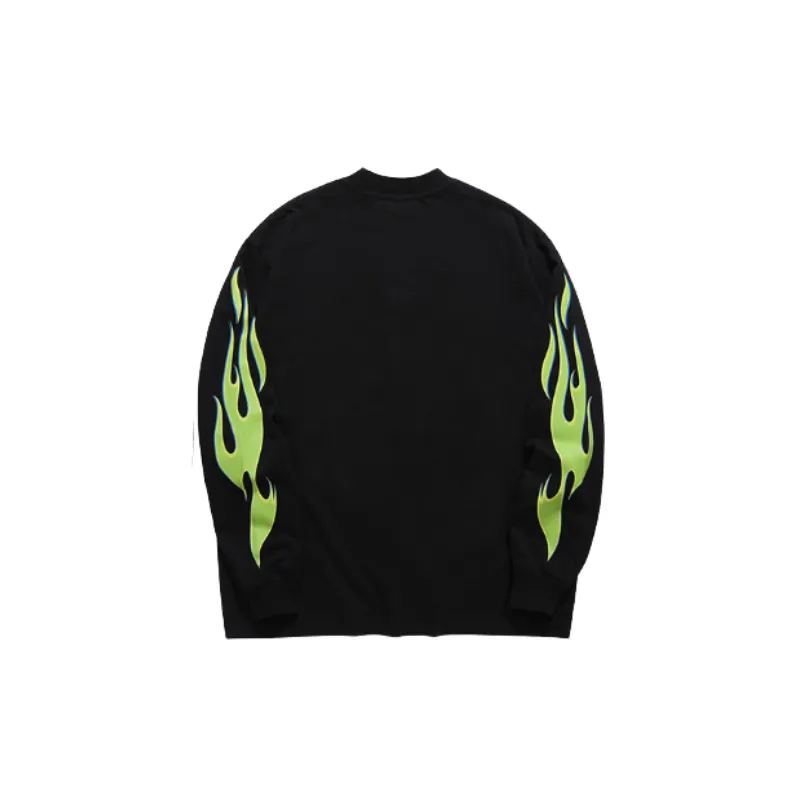 Retro Loose Long Sleeve T Shirt-1