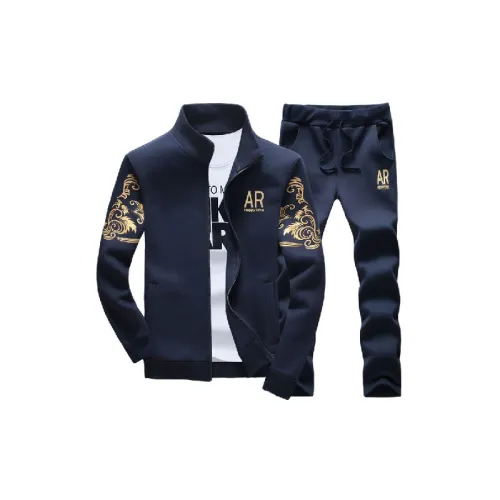 Simple Plain Cotton Blended Fabric Casual Sportswear