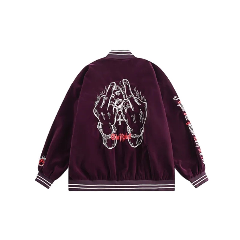 Fashion Casual Baseball Jersey-1