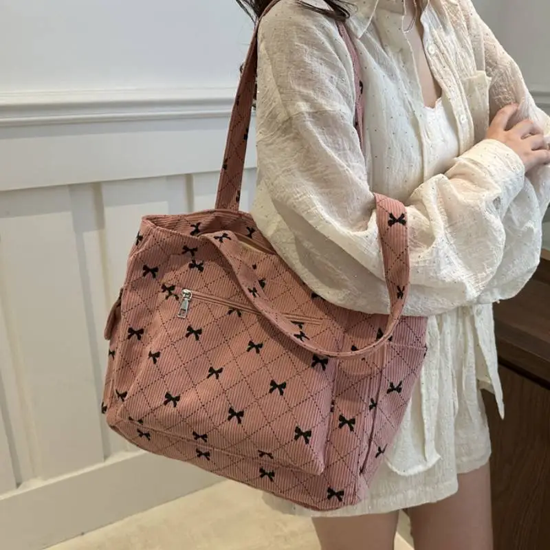Fashionable Bow Handbag Women-5