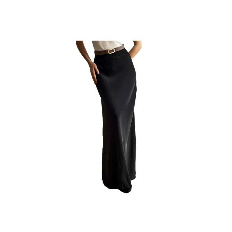 Fashionable Basics Casual Long Skirt Women