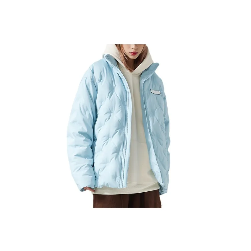 Casual Loose Blended White Duck Down Jacket-1