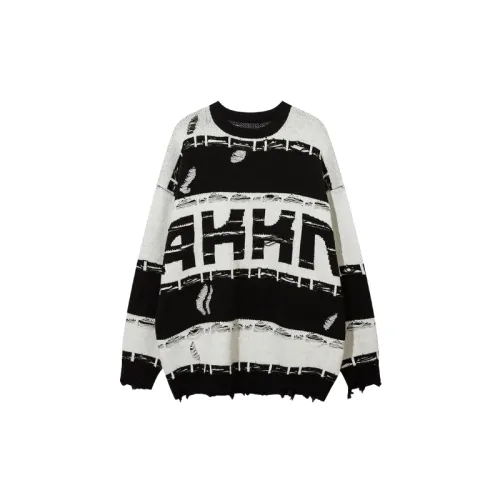 Retro Ripped Polar Fleece Sweater
