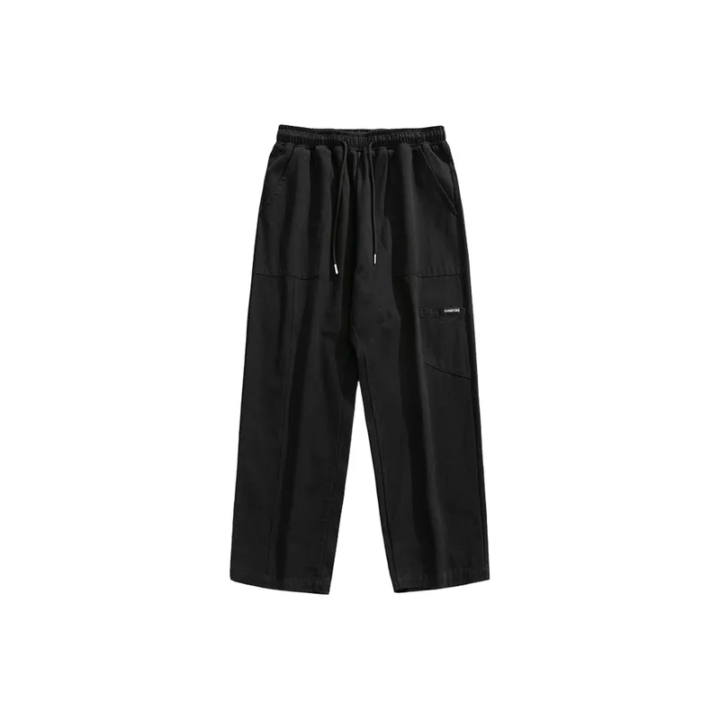 Fashionable Loose 100% Cotton Cargo Pants-0