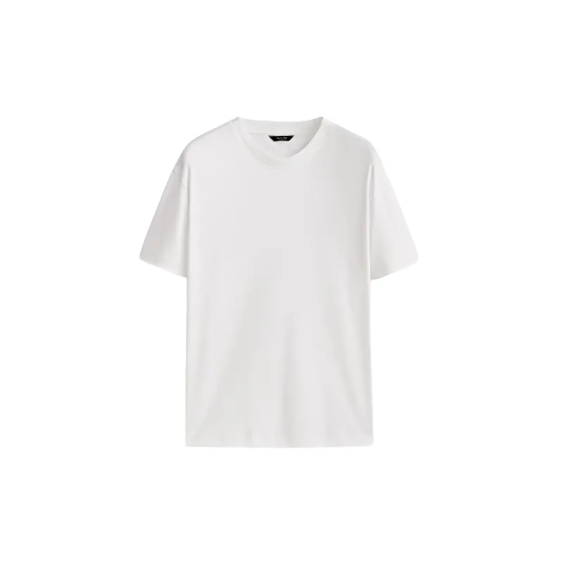 Casual Fashionable Long Staple Cotton T Shirt Unisex-8