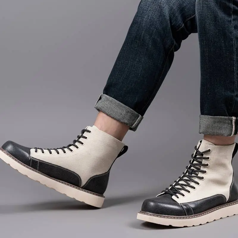 Simple Retro Outdoor Boots-2