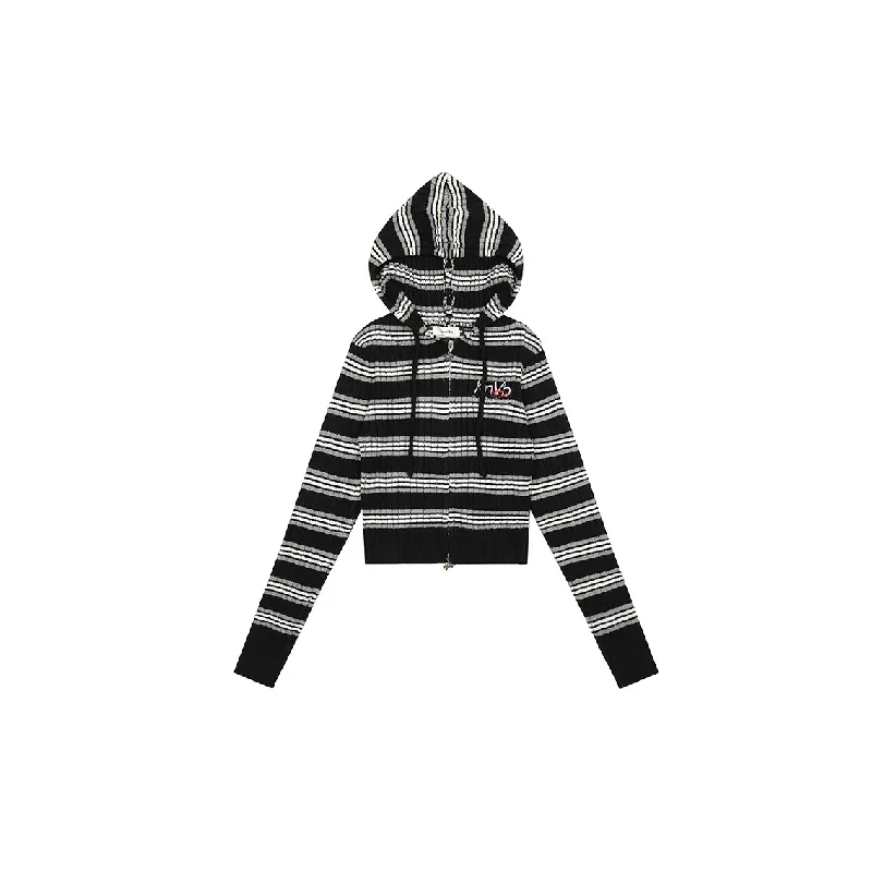 Vintage Striped Embroidered Knitwear-0
