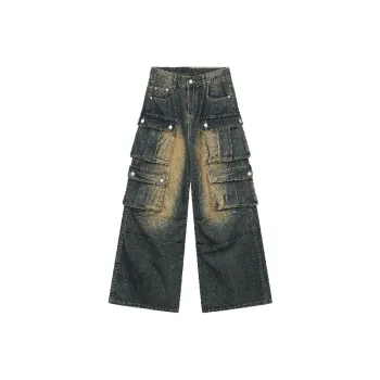 Funky Loose Cotton Cargo Pants