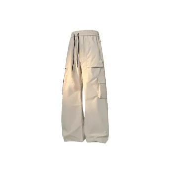 Retro Trendy Blended Synthetic Fabrics Cargo Pants