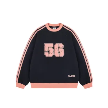 Retro Contrast Color Sweatshirt