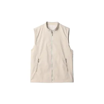 Simple Loose Blended Synthetic Fabrics Vest