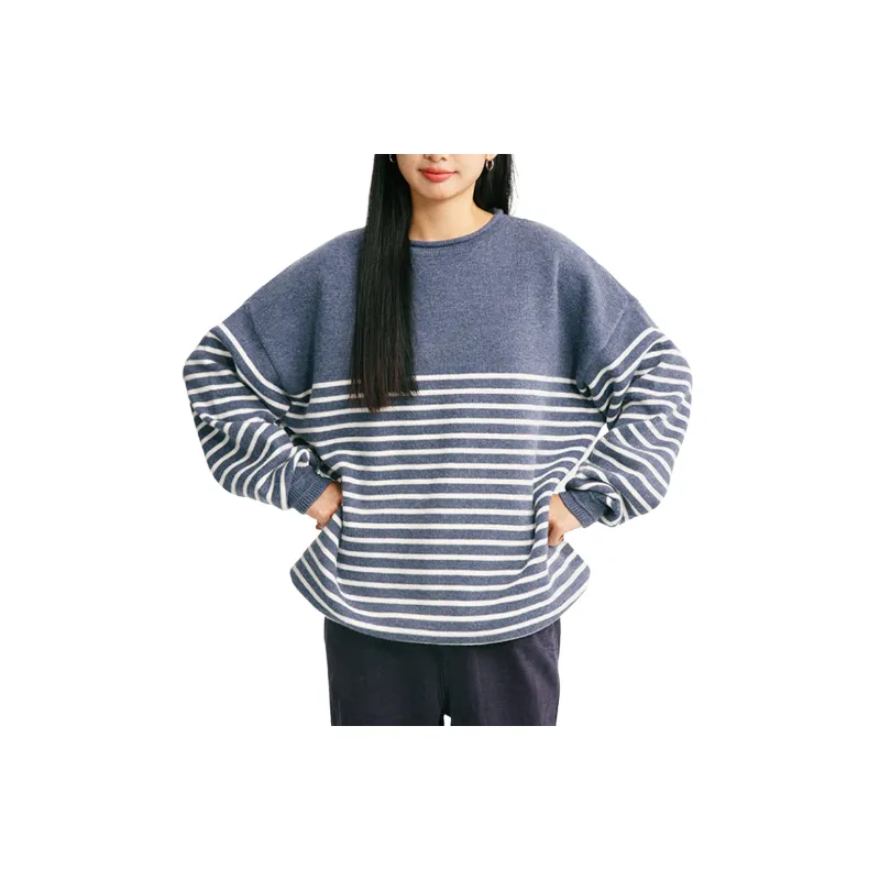 Loose Casual Blended Synthetic Fabrics Sweater-6