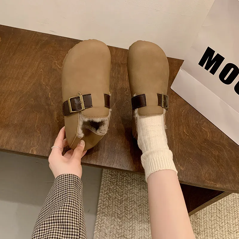 Retro Warming Cotton Shoes-7
