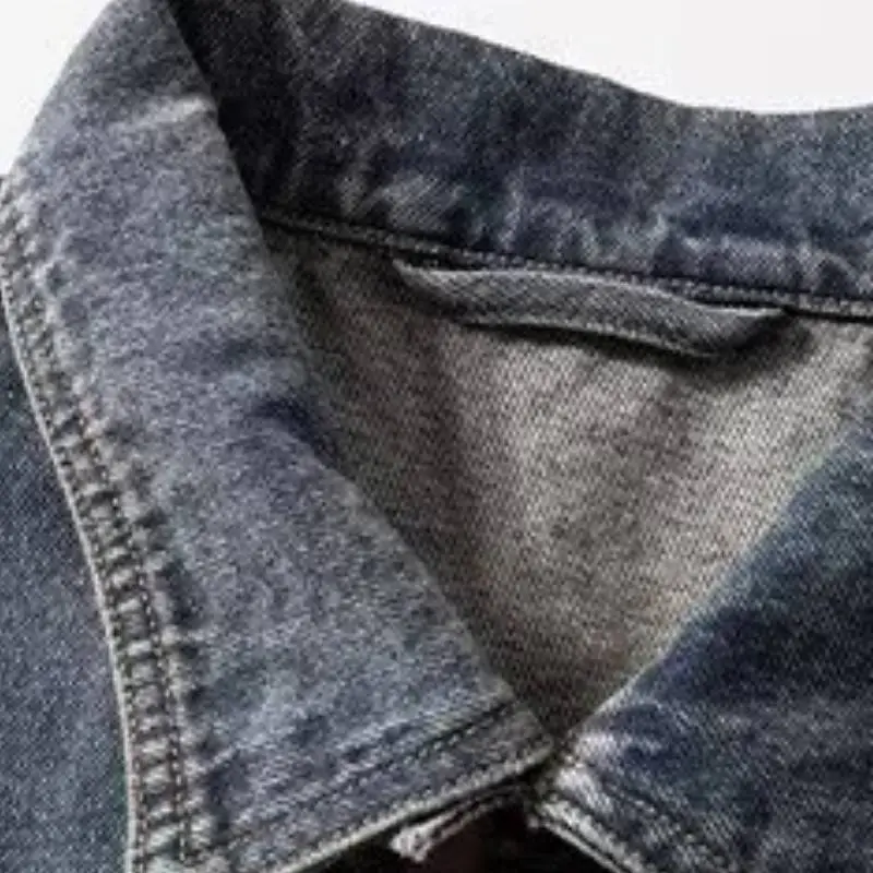 Retro Loose Denim Jacket-4