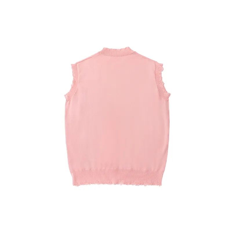 Fashionable Loose Sleeveless Vest-9