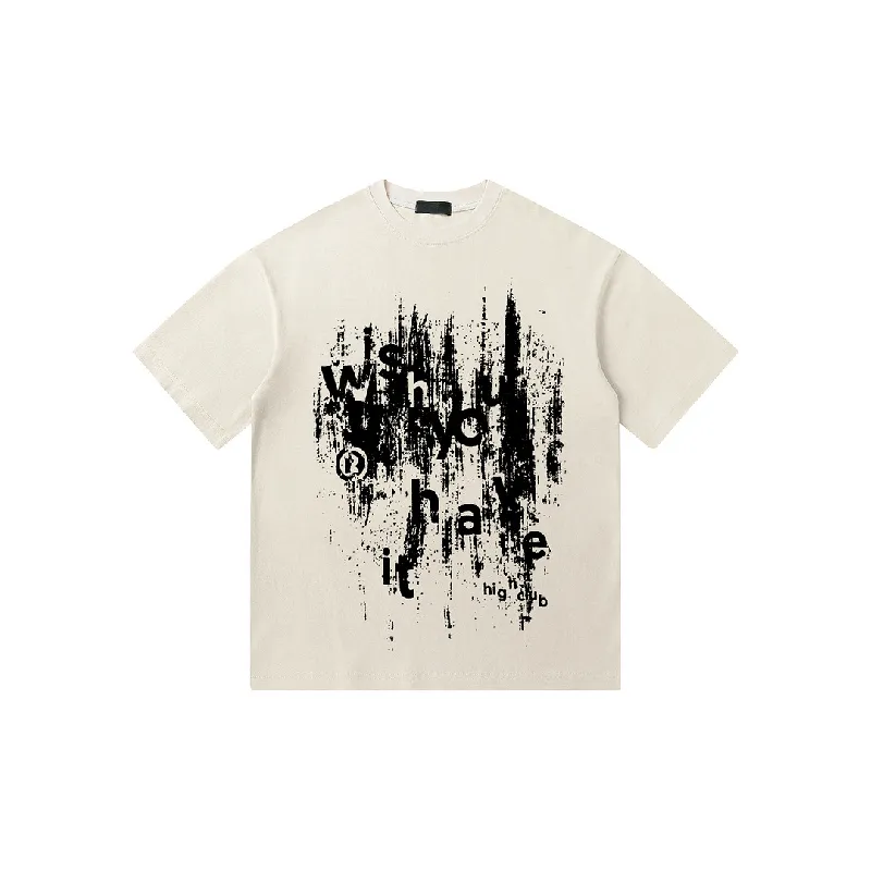 Fashion Loose 100% Cotton T-Shirt-8