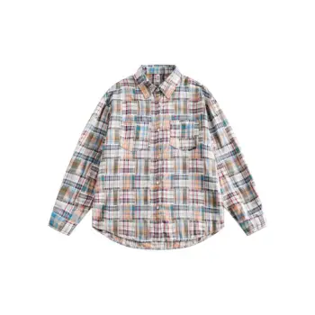 Retro Color Plaid Loose Shirt