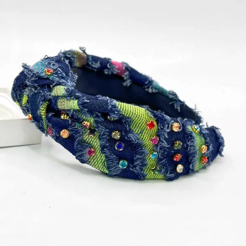 Casual Denim Hair Clasp-1