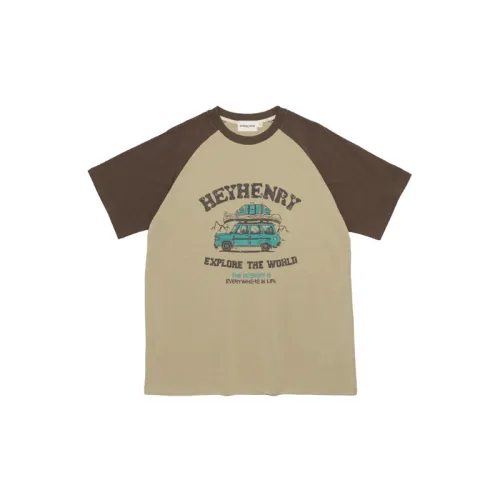Retro Casual Loose Print Round Neck T shirt