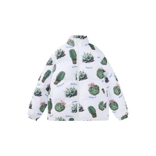 HELIPORT Apron Cactus Full Print Cotton-padded Trendy Coat