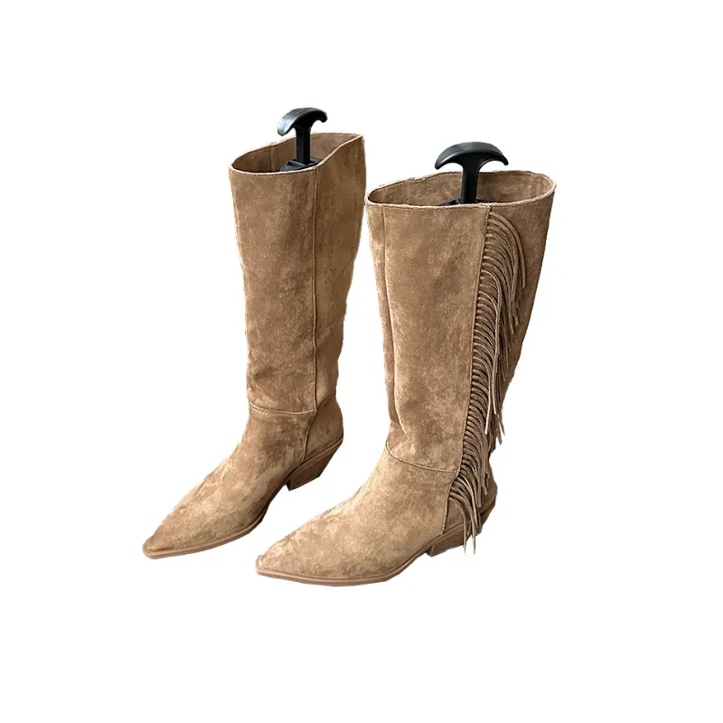 Funky Fashionable Knee High Boots-0