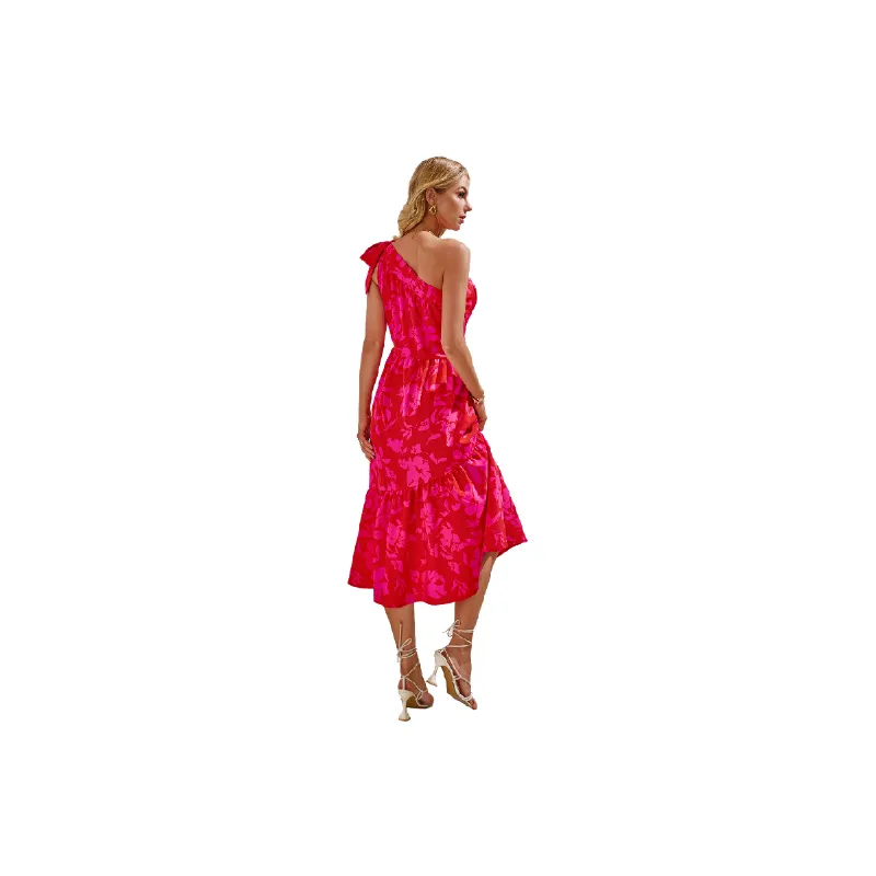 Elegant Funky Polyester Dress Women-11