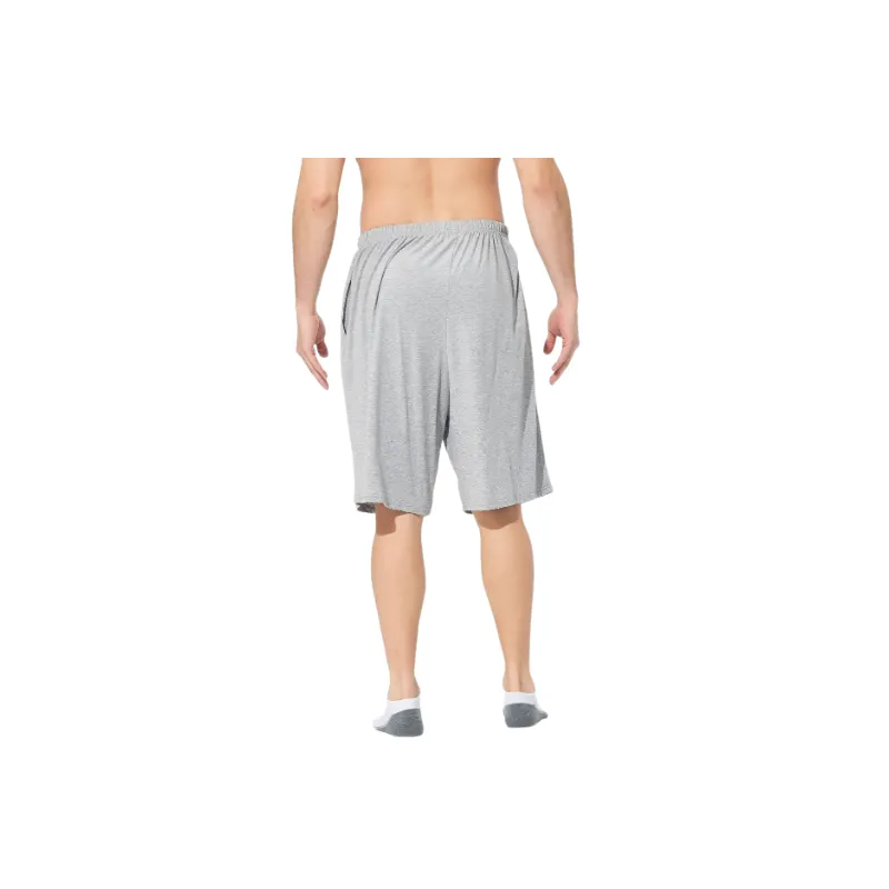 Loose Plain Modal Casual Shorts-3