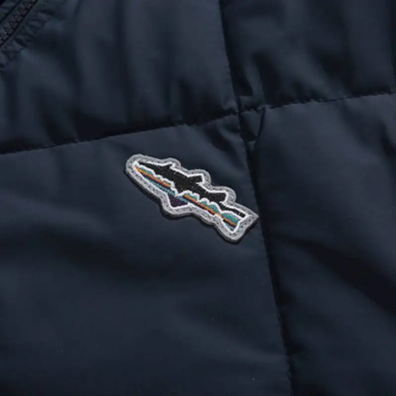 Retro Street Blended Synthetic Fabrics Quilted Jacket-7