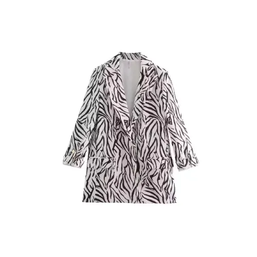 Retro Casual Polyester Business Suit Women