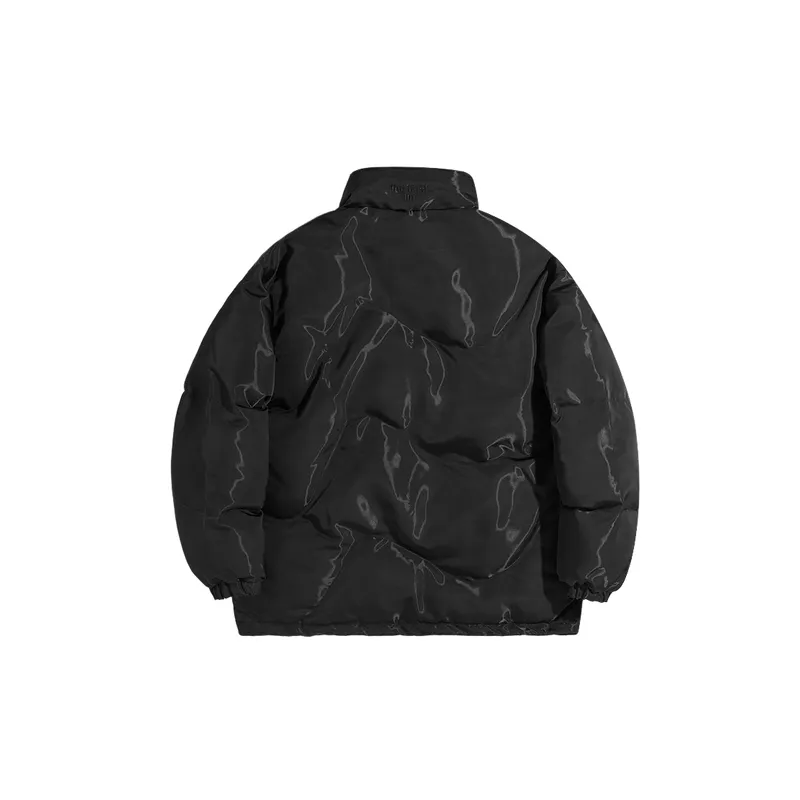 Casual Plain Blended Synthetic Fabrics Quilted Jacket-1