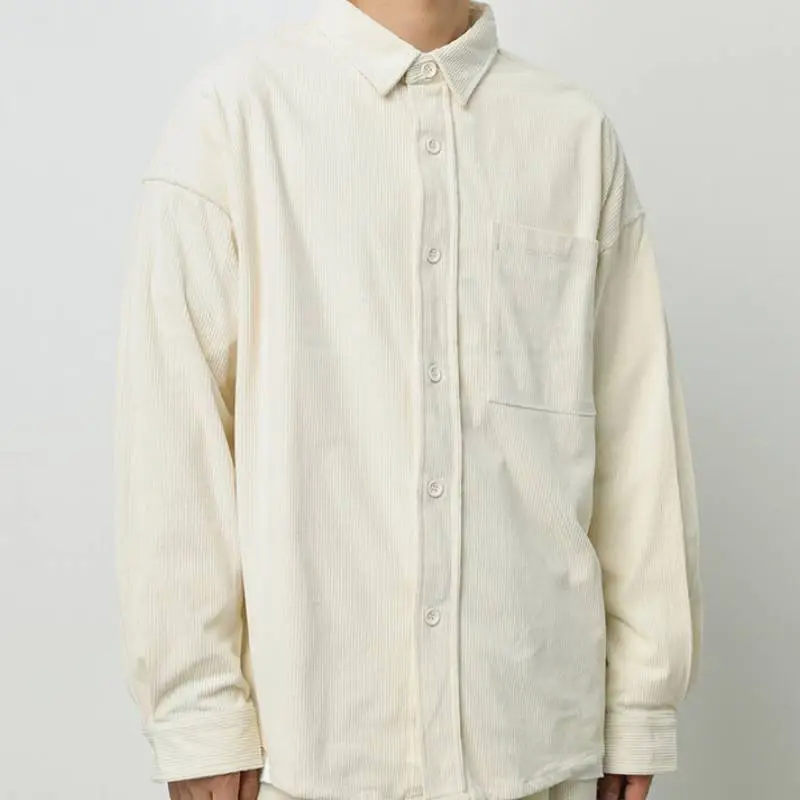Casual Fashionable Silk Shirt Unisex-12