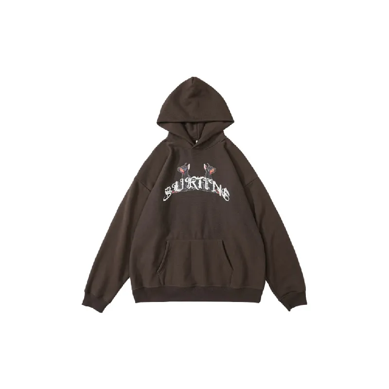 Simple Print Sweatshirt-2