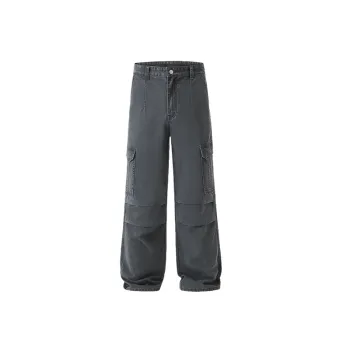 Casual Retro Cotton Cargo Pants