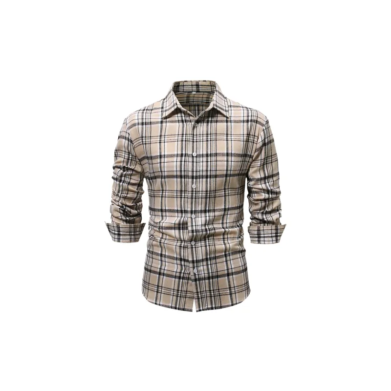 Simple Basics Cotton Blended Fabric Shirt-7