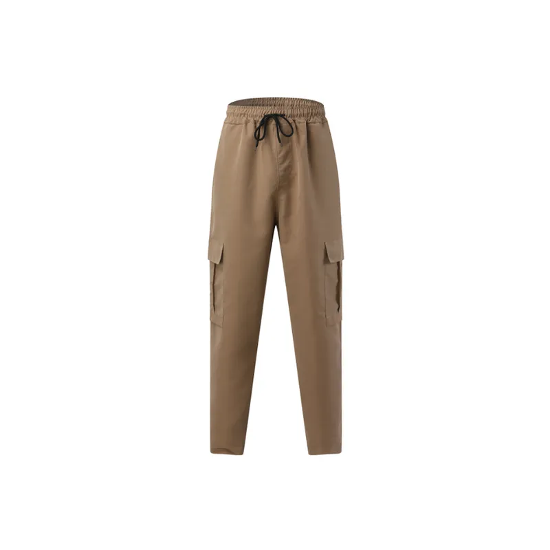 Loose Straight Casual Trousers-4