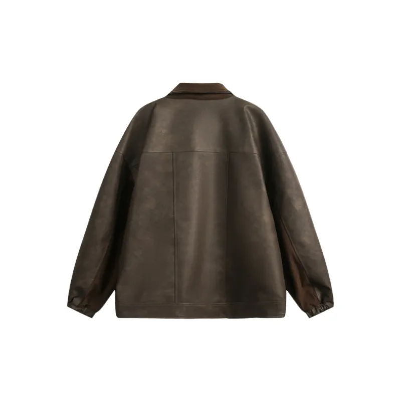Fashionable Zipper Polyester Jacket-1