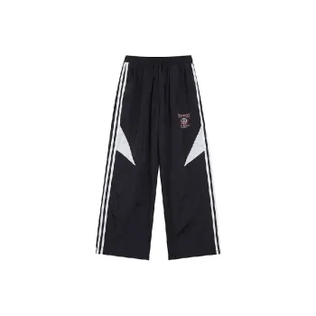 Retro Loose Blended Synthetic Fabrics Casual Pants