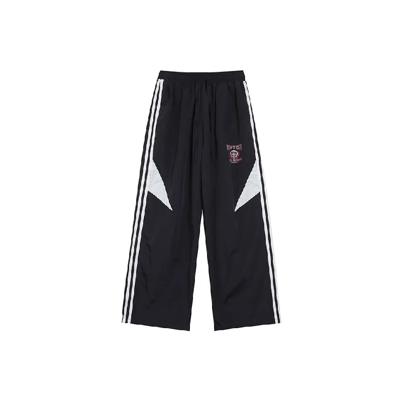 Retro Loose Blended Synthetic Fabrics Casual Pants-4