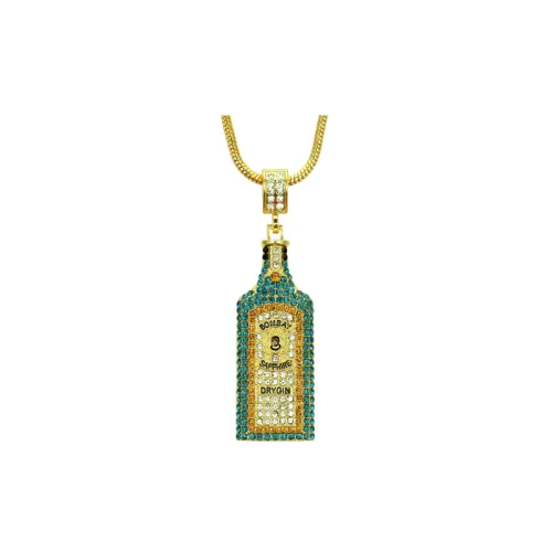 Three Dimensional Wine Bottle Pendant
