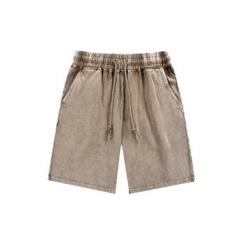 Retro Simple 100% Cotton Casual Shorts
