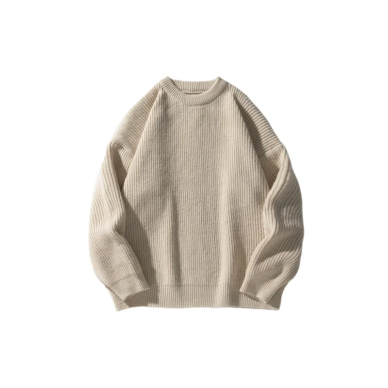 Fashionable Plain Sweater-12