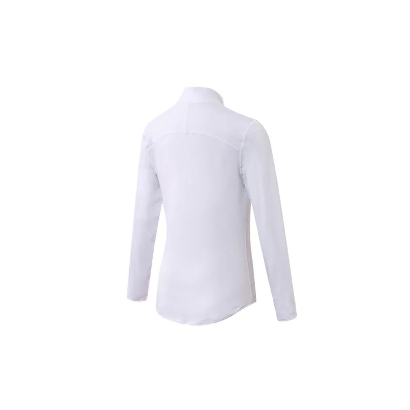 Sporty Long Sleeve Polyester Fitness Clothing Women-17