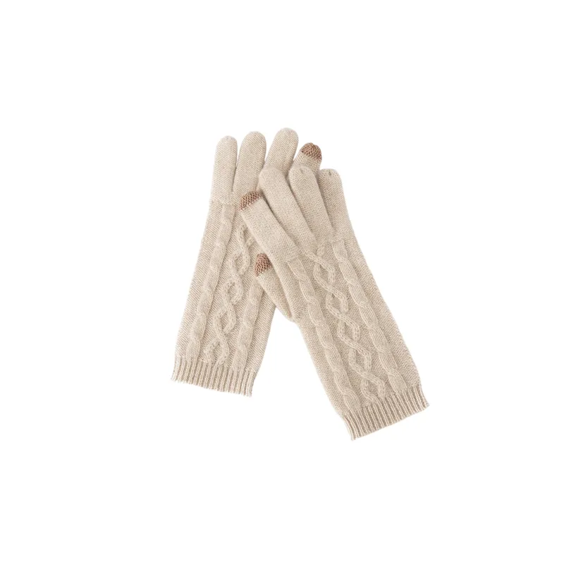 Basics Simple Knit Gloves-0
